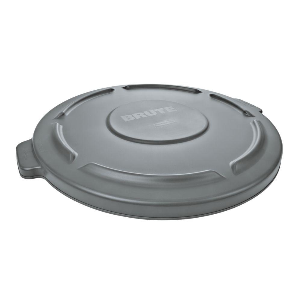 Lid Only Brute 44 Gal Grey Round Vented Trash Can Lid Only Brute 44 Gal Grey Round Vented Trash Can