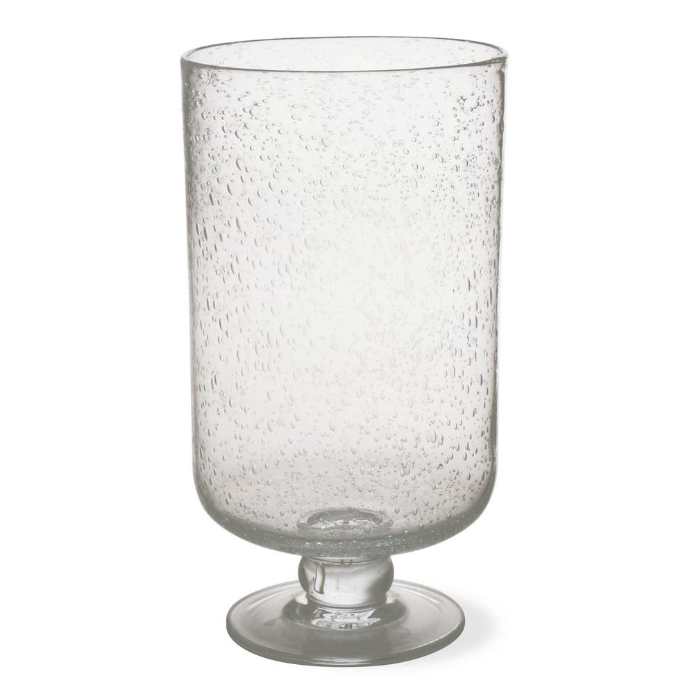 Tag Hurricane 11-3/4 in. Clear Bubble Glass Large Candle ...