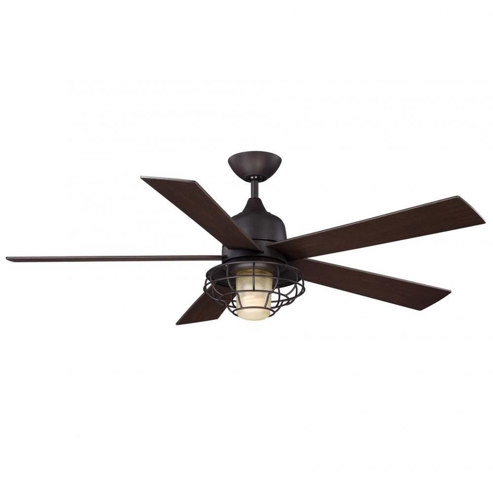 Illumine Gigg 52 In English Bronze Indoor Outdoor Ceiling Fan