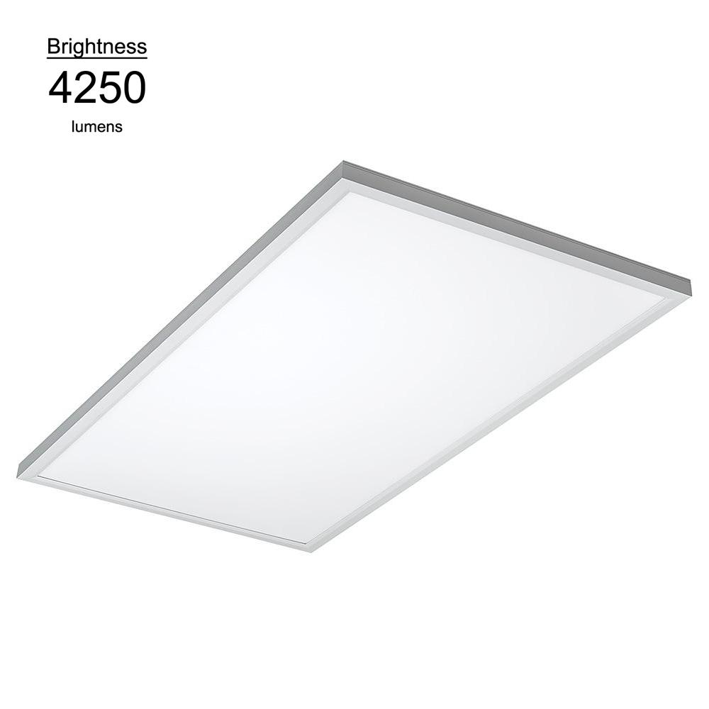 ETi Commercial Drop Ceiling 2 ft. X 4 ft. White 5000K Dimmable Integrated  LED Flat Panel Troffer-54321161 - The Home Depot