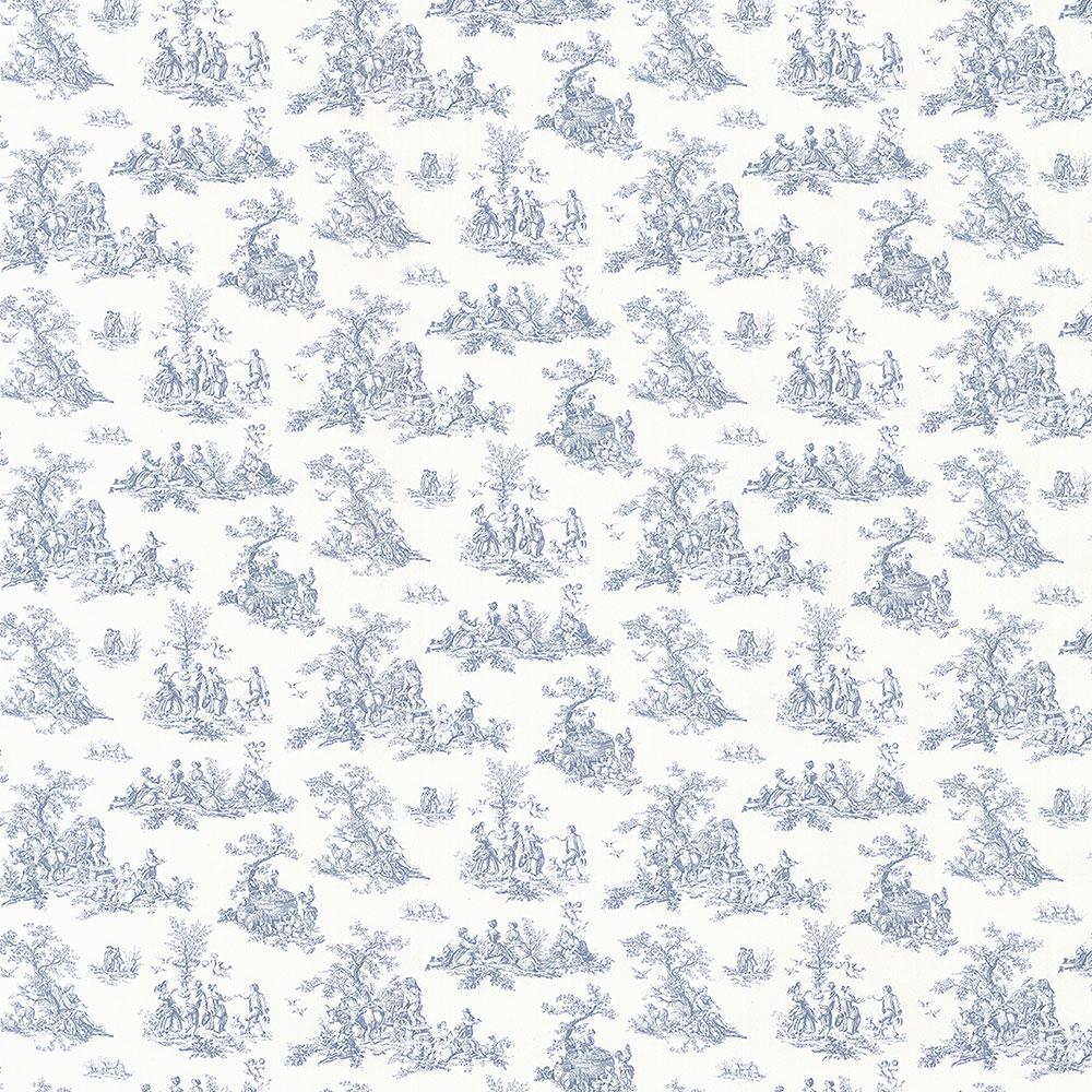 Norwall Small Toile Wallpaper CN24619 The Home Depot