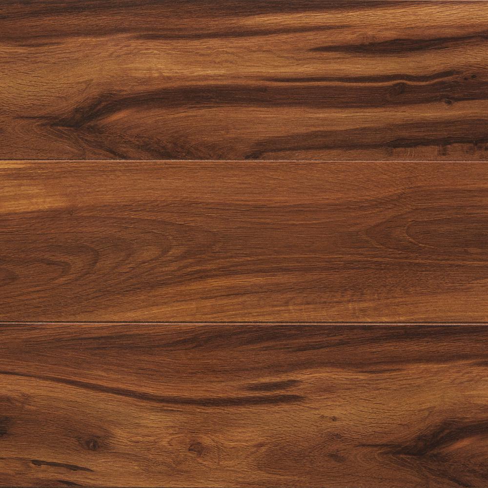 Home Decorators Collection Take Sample High Gloss Kapolei Koa Laminate Flooring 5 In X 7