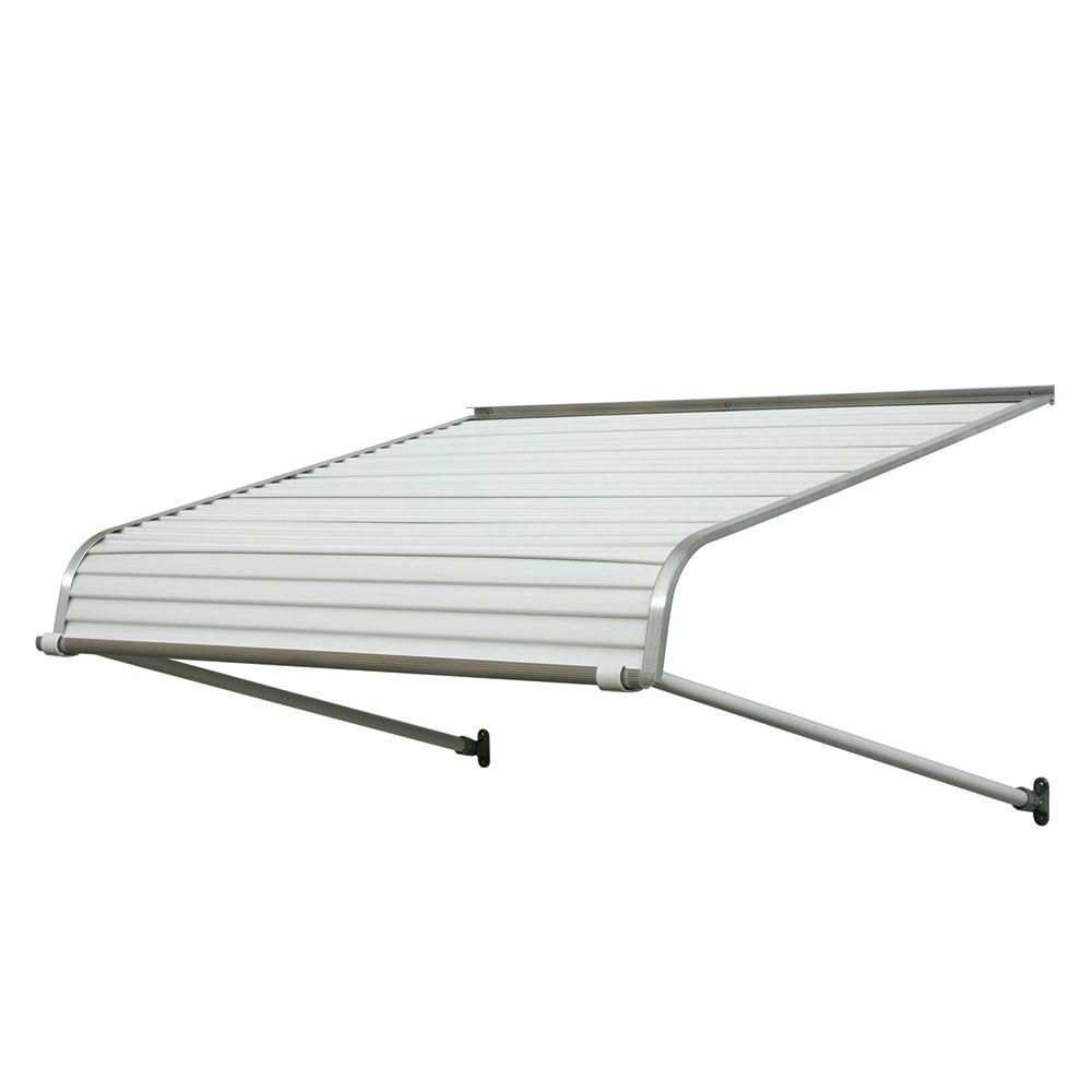 NuImage Awnings 4 ft. 1100 Series Door Canopy Aluminum Awning (13 in. H