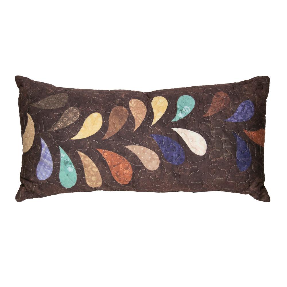 brown throw pillows