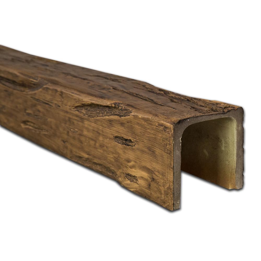 Nextstone 6 In X 6 In X 8 Ft Peruvian Walnut Pecky Cypress Faux Wood Beam