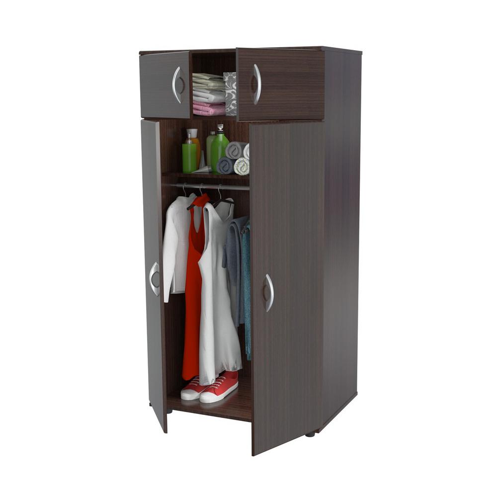 Inval Espresso Wengue Armoire Am 2823 The Home Depot