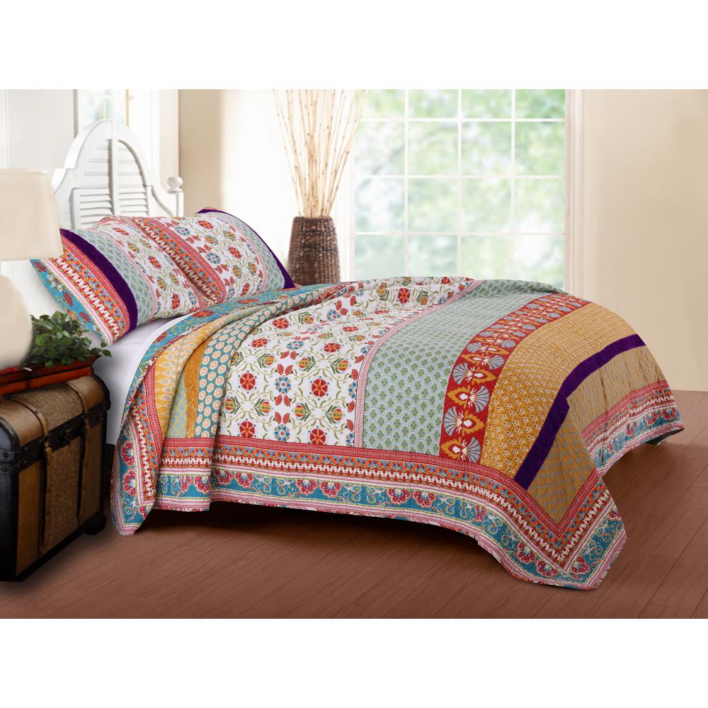 Marley Quilt Set by Greenland Home Fashions