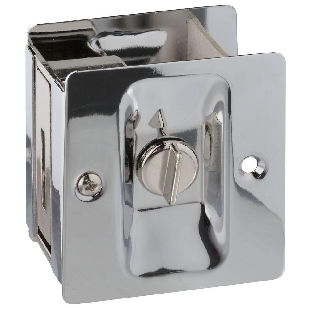 PrimeLine Chrome Screen Door Latch and KeeperA 103 The Home Depot
