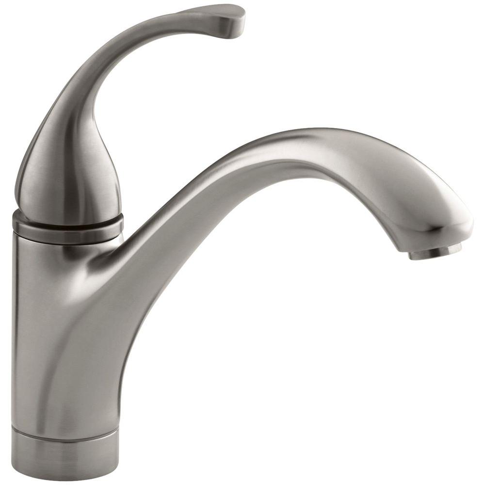 Kohler Forte Single Handle Standard Kitchen Faucet With Lever