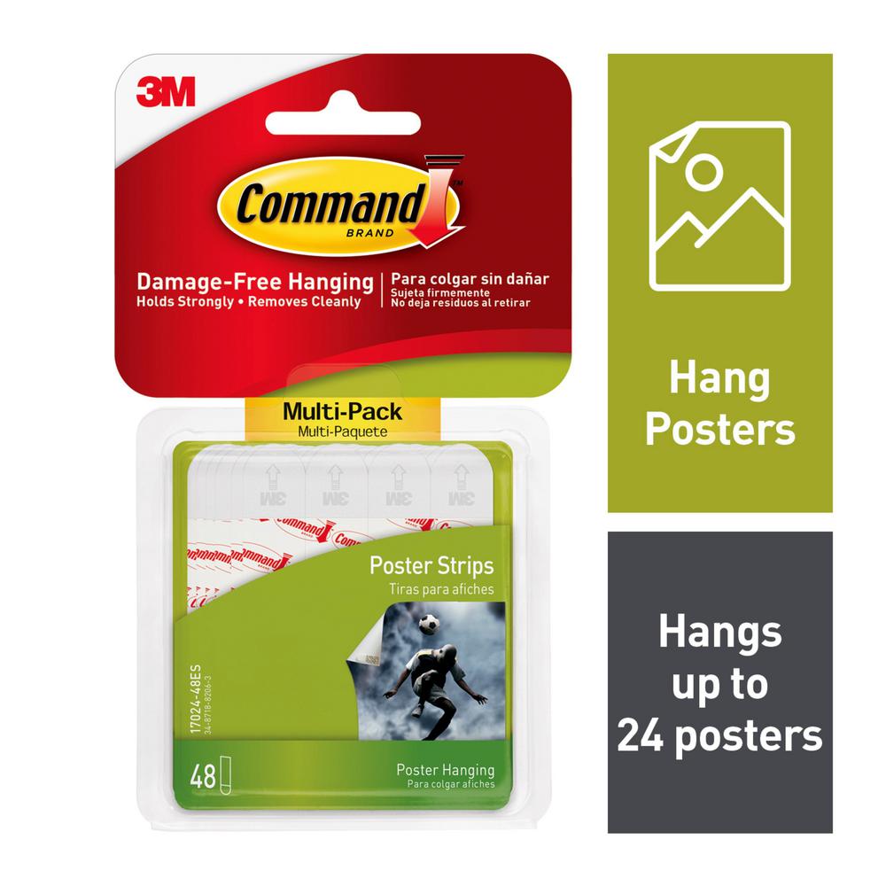 Command Poster Strips Value Pack (48Pack)17024VP The Home Depot