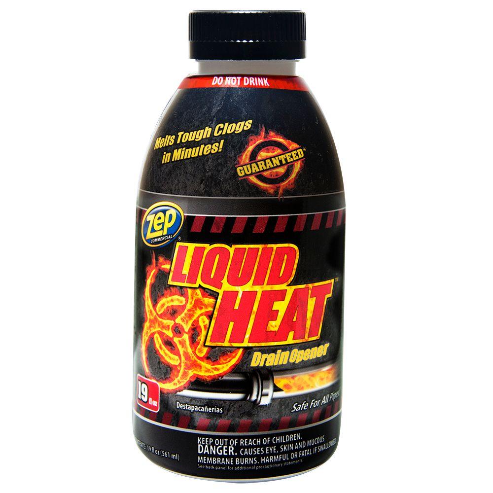 ZEP 19 oz. Liquid Heat Drain Opener (Case of 12)ZULH19 The Home Depot