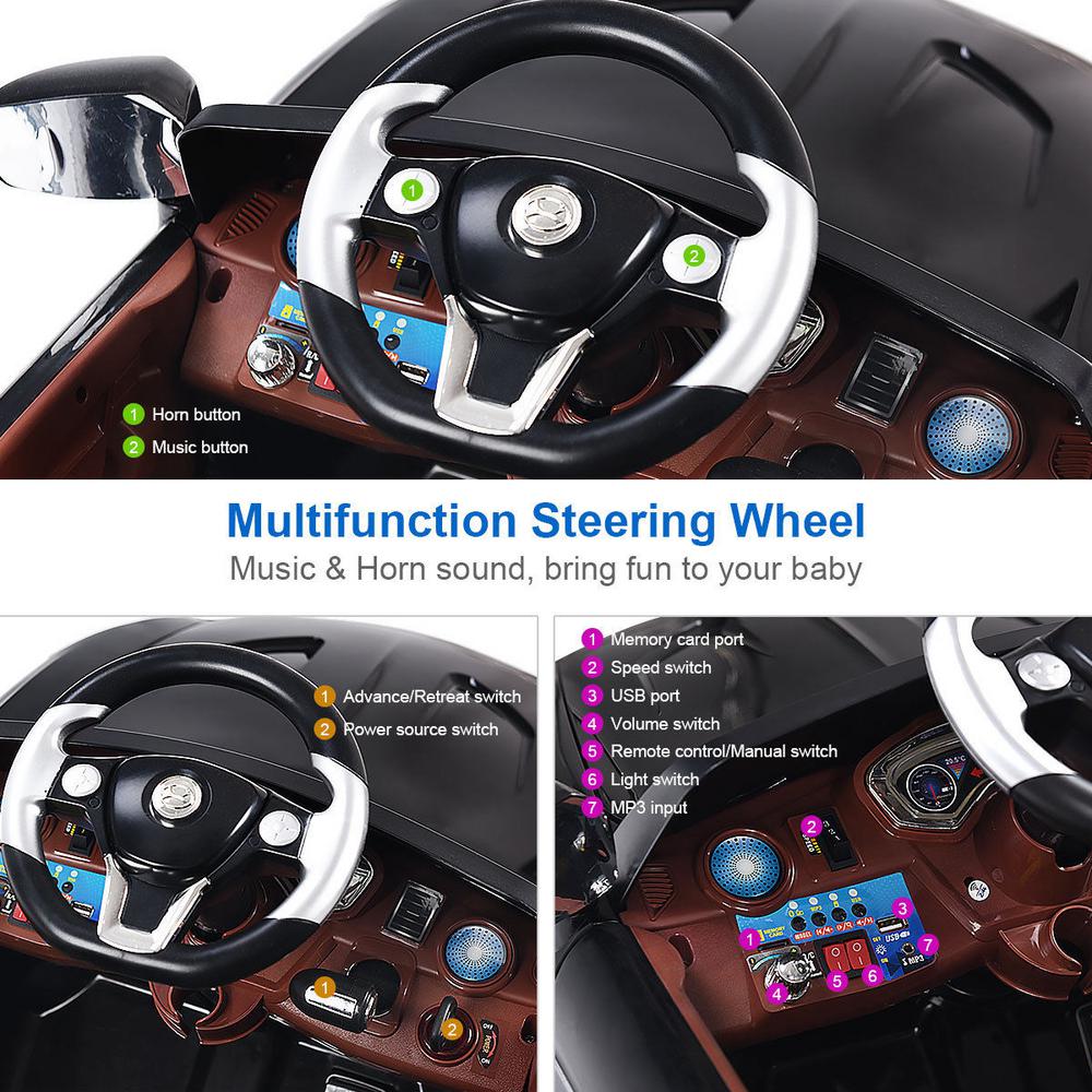 remote control battery operated ride on car