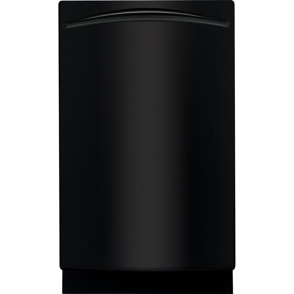 GE Profile 18 inch Top Control Dishwasher in Black with Stainless Steel Tub by GE