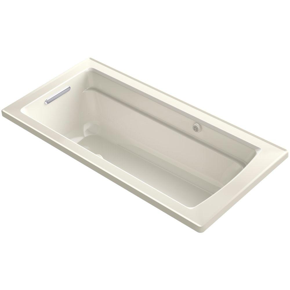 KOHLER Archer 5.5 ft. BubbleMassage Walk-In Whirlpool and ...