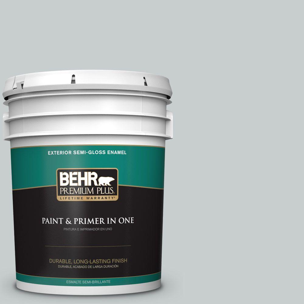 BEHR Premium Plus 5 Gal 720E 2 Light French Gray Semi Gloss Enamel   Light French Gray Behr Premium Plus Paint Colors 505005 64 1000 