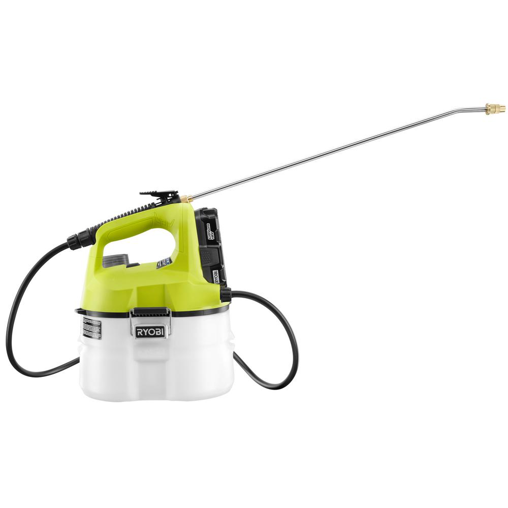 Cordless Chemical Sprayer 18v One Ryobi Garden Outdoor 1 3 Ah Battery