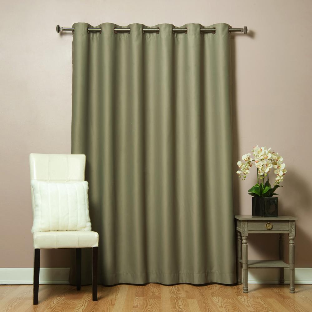 Best Home Fashion 80 In W X 84 In L Olive Wide Flame Retardant