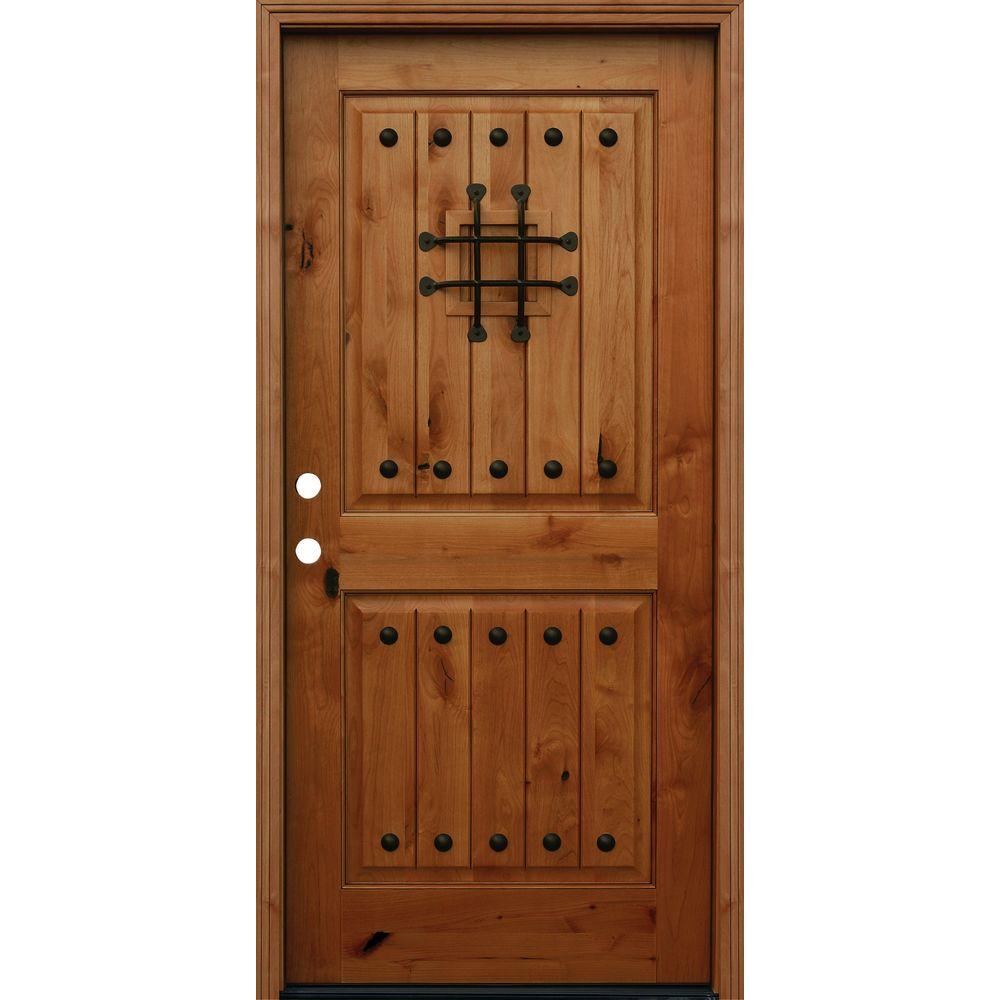Pacific Entries 36 in. x 80 in. Rustic Arched 2-Panel V ... Pacific Entries 36 in. x 80 in. Rustic Arched 2-Panel V ...