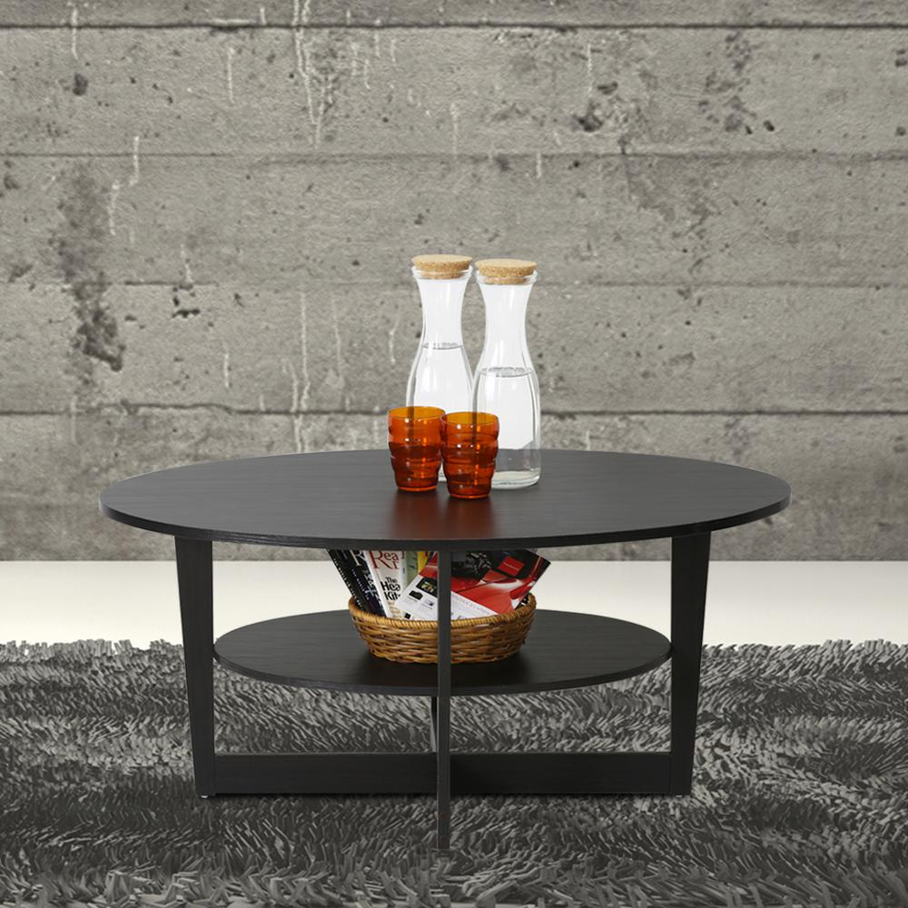 Furinno Jaya Walnut Built In Storage Coffee Table 15020wn The Home