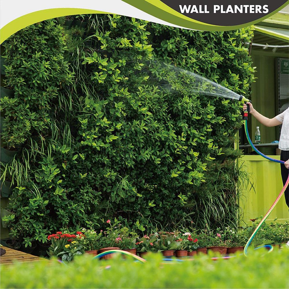 Worth Garden 42 Pocket Plastic Self Watering Vertical Wall Planters 14 Sets Of 3 In Black Color V101a06 The Home Depot - Worth Garden Self Watering Vertical Wall Hangers With Pots Worth Garden 42 Pocket Plastic Self Watering Vertical Wall Planters 14 Sets Of 3 In Black Color V101a06 The Home Depot - Worth Garden Self Watering Vertical Wall Hangers With Pots