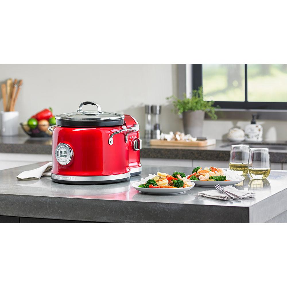 KitchenAid 4 Qt. Candy Apple Red Electric MultiCooker with