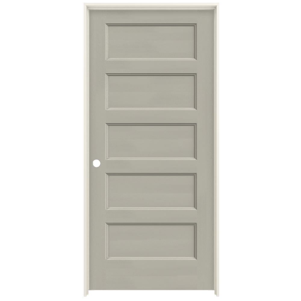 Jeld Wen 36 In X 80 In Conmore Desert Sand Paint Smooth Hollow Core Molded Composite Single Prehung Interior Door