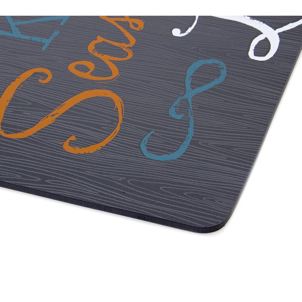 Seasoned Love Gray 20 In X 36 In Foam Kitchen Mat 60122041220x36