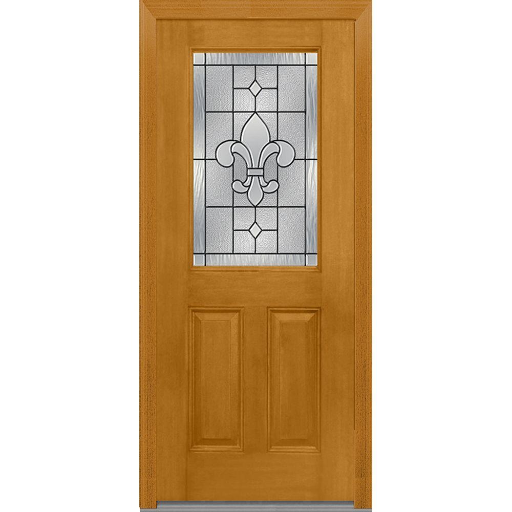 2 Panel - 32 x 80 - Light Brown Wood - Front Doors - Exterior Doors ... 2 Panel - 32 x 80 - Light Brown Wood - Front Doors - Exterior Doors ...