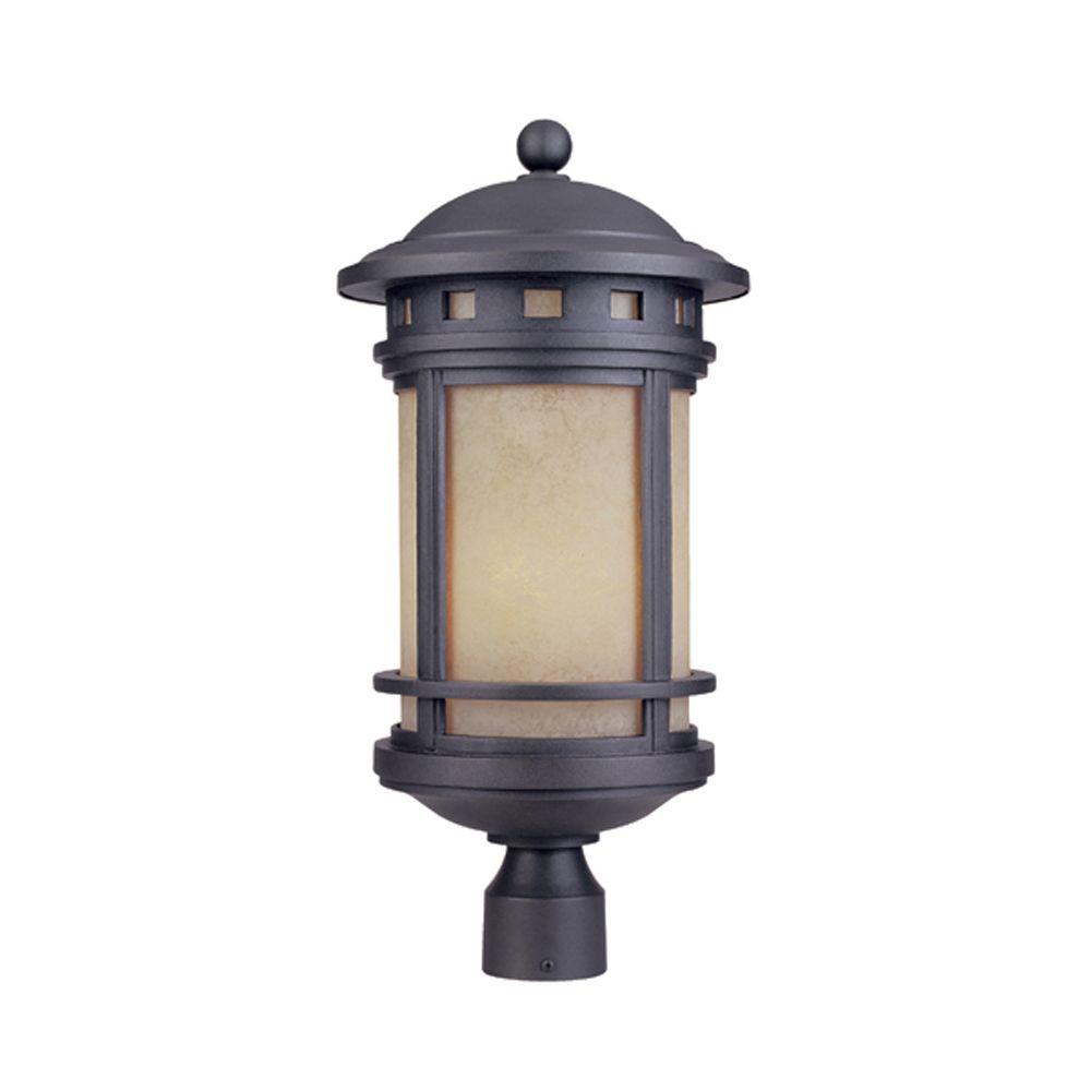 Hampton Bay 3Light Aged Iron Outdoor Post LanternY37031 Hampton Bay 3Light Aged Iron Outdoor Post LanternY37031