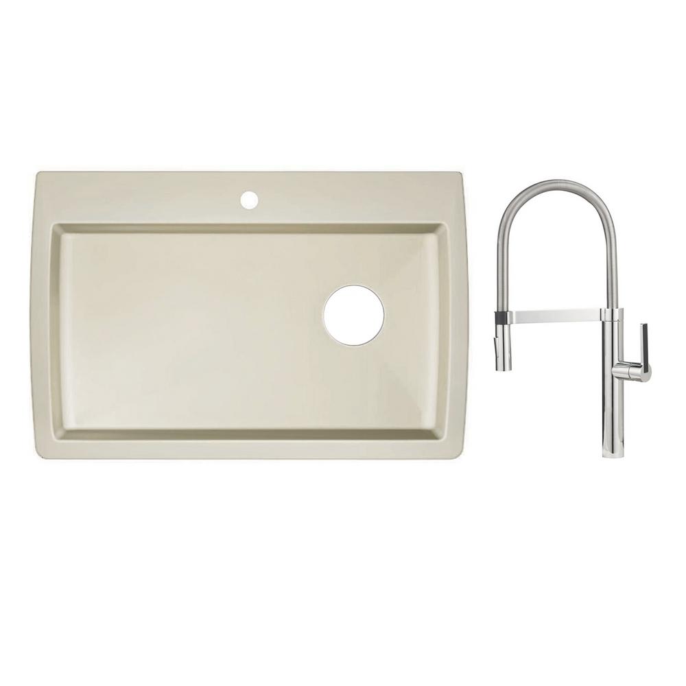 Blanco Diamond Dual Mount Granite Composite Ii 33 In 1 Hole