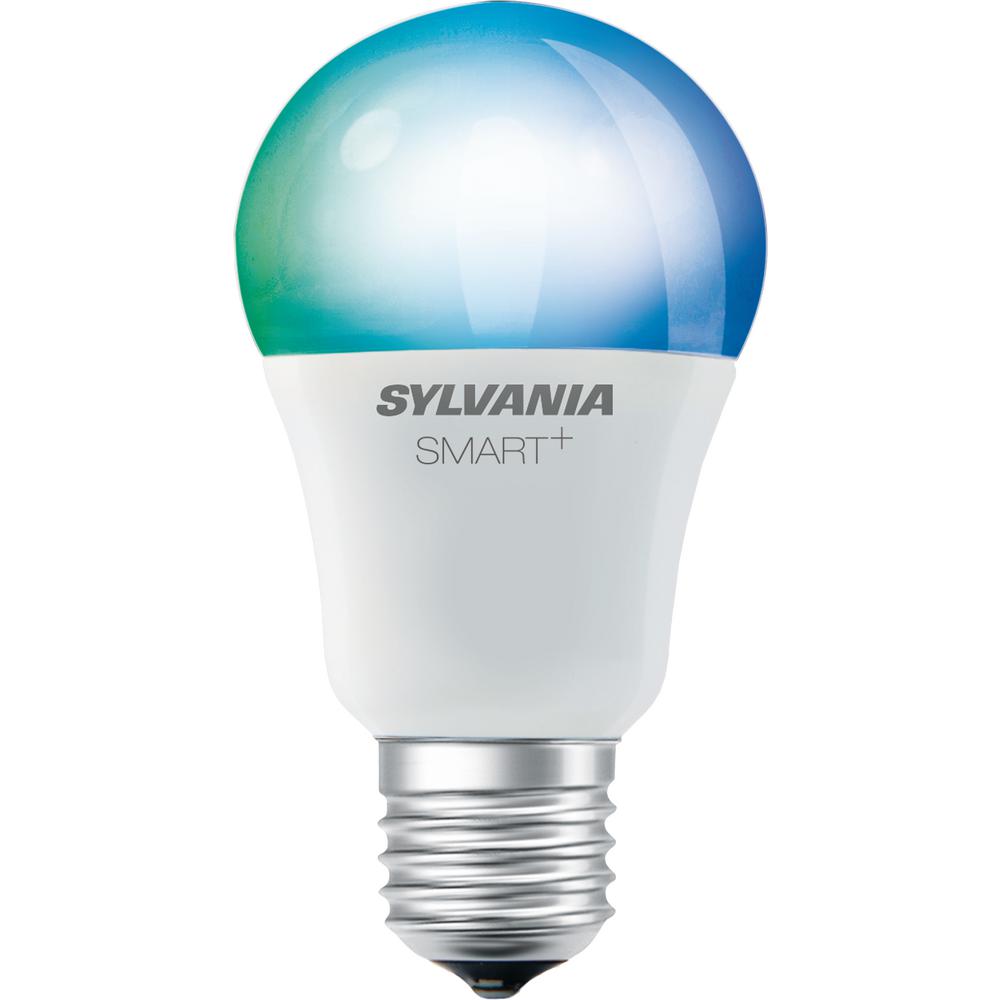 Sylvania Smart Bluetooth 60w Equivalent Full Color A19 Led Light Smart Bluetooth 60w Equivalent Full Color A19 Led Light Bulb