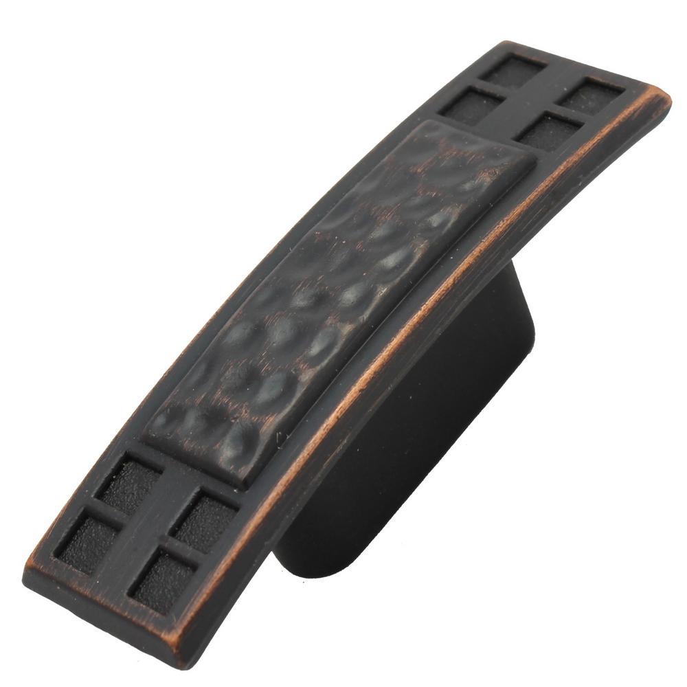 Gliderite 2 1 2 In Oil Rubbed Bronze Hammered Mission Style