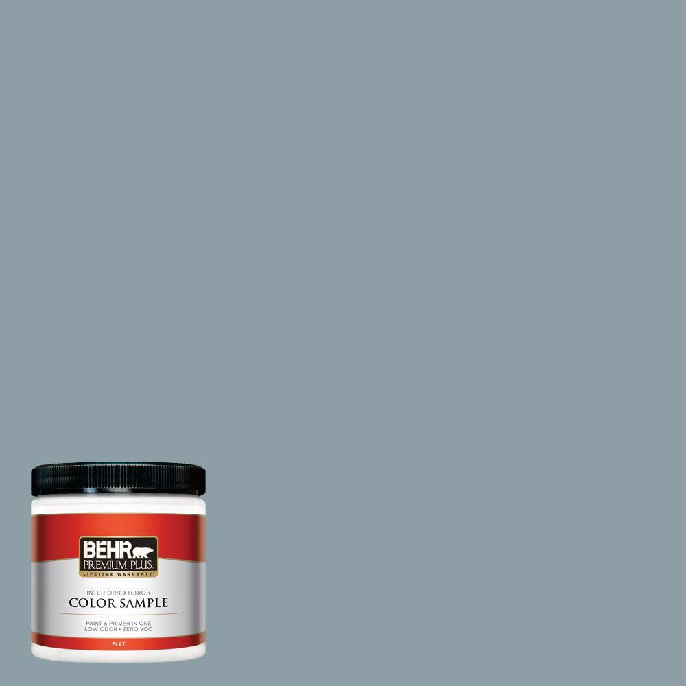 Behr Premium Plus 8 Oz 540f 4 Shale Gray Flat Interior Exterior 540f 4 Shale Gray Flat Interior Exterior
