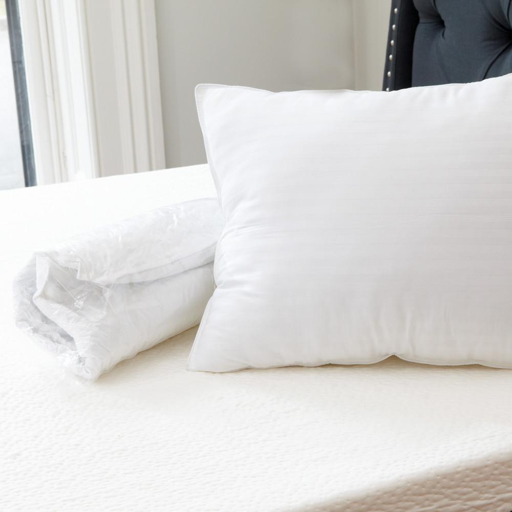 QuietSleep Quiet Sleep Gel Fiber Standard Pillow (2Pack)8100236030 The Home Depot