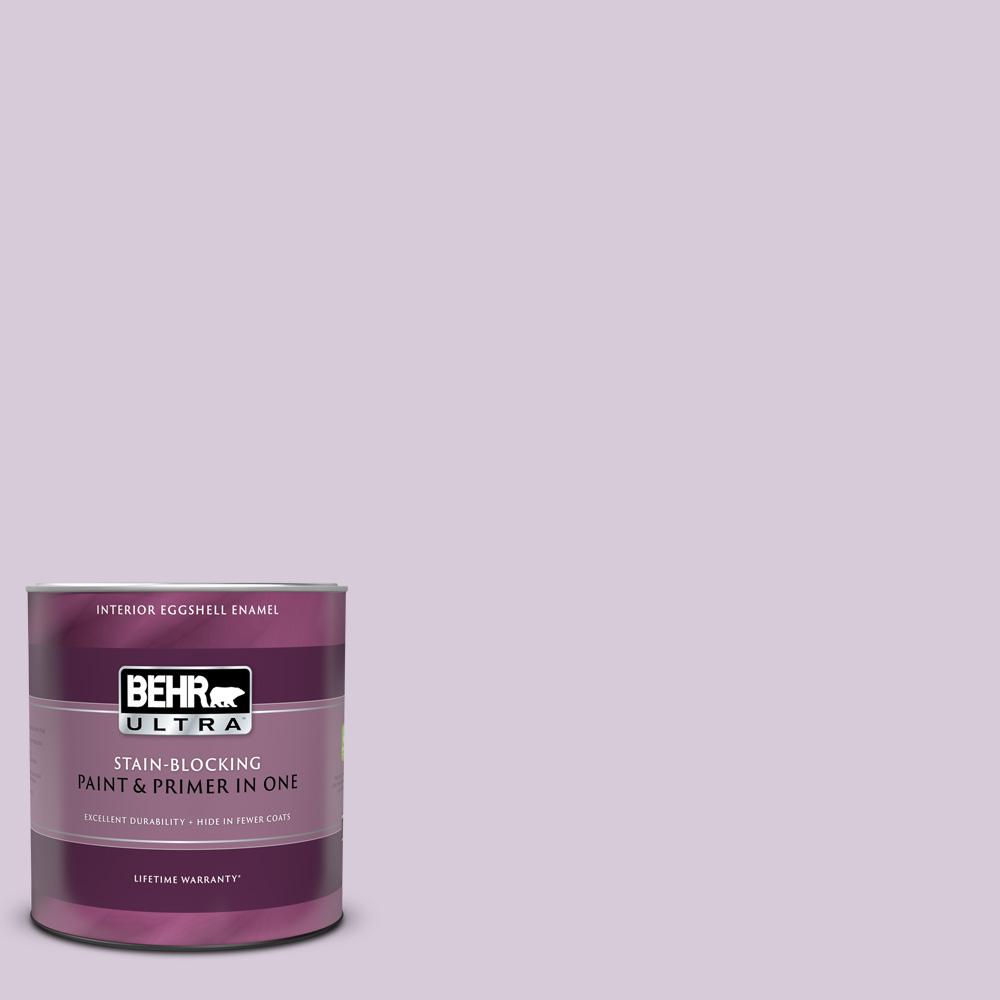 BEHR ULTRA 1 qt. 670C3 Purple Cream Eggshell Enamel Interior Paint