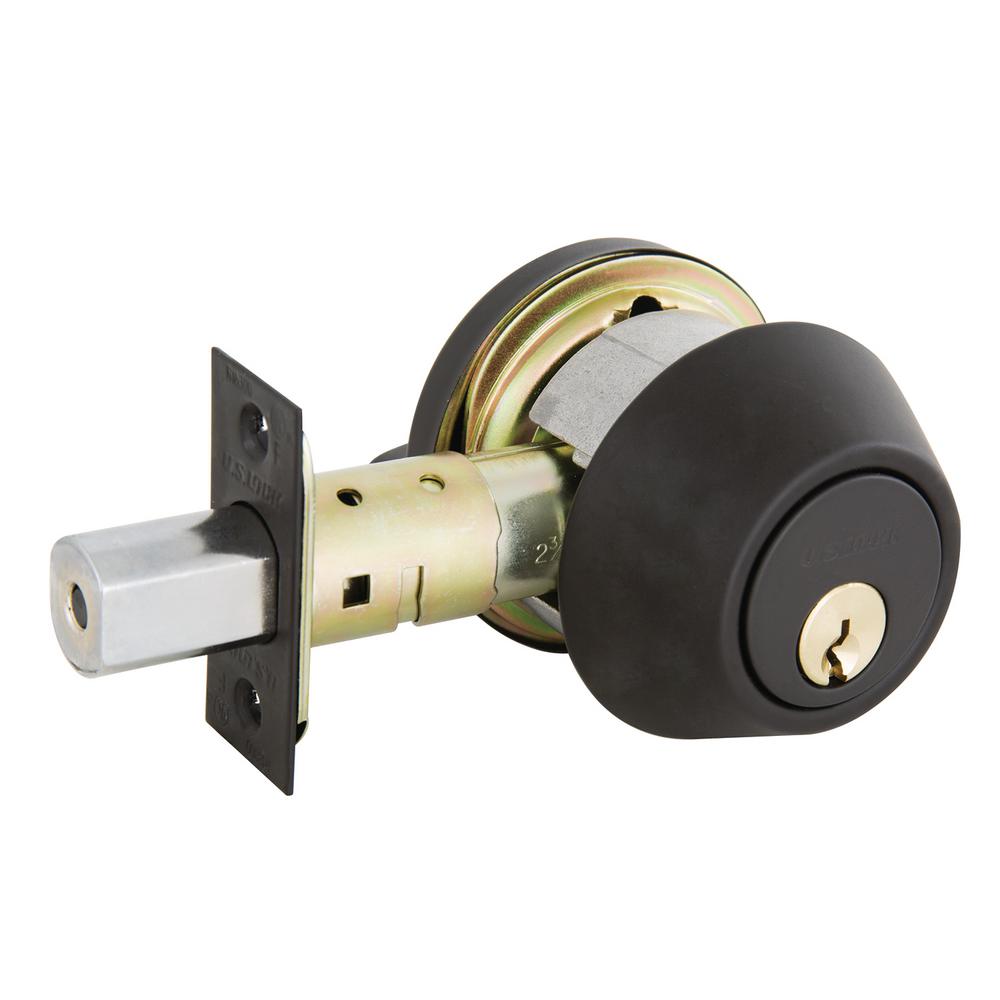 US Lock 1600 GR2 US10B Single Cylinder Deadbolt SC1 Adjustable Backset