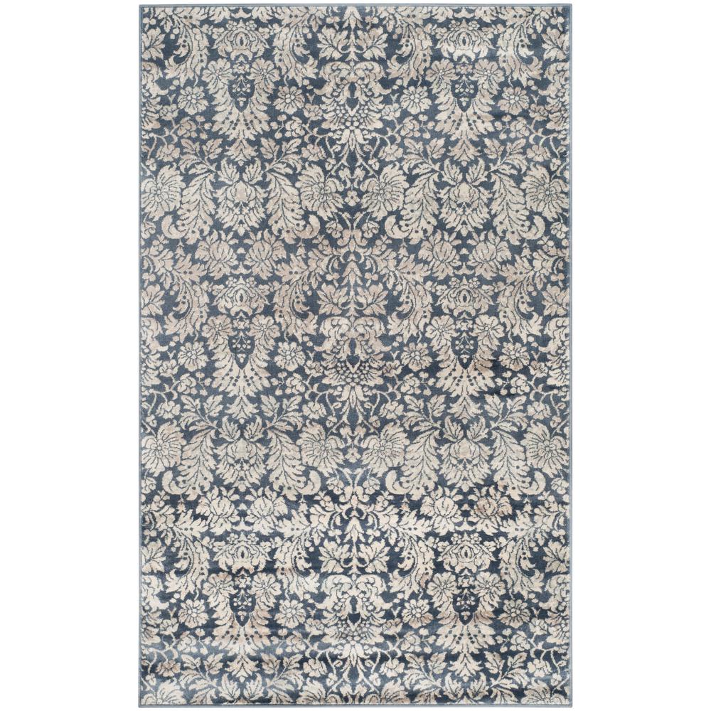 Safavieh Vintage Navy Cream 3 Ft X 5 Area Rug Vtg437n The Safavieh Vintage Navy Cream 3 Ft X 5 Area Rug