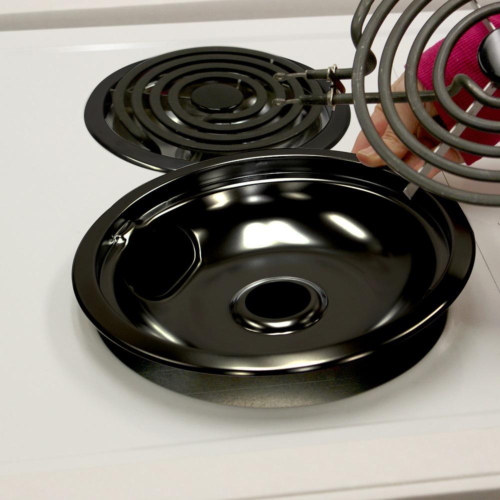 ClimaTek Range 8 Black Porcelain Burner Drip Bowl fits Sears WB31K5042 AP2027985 257927