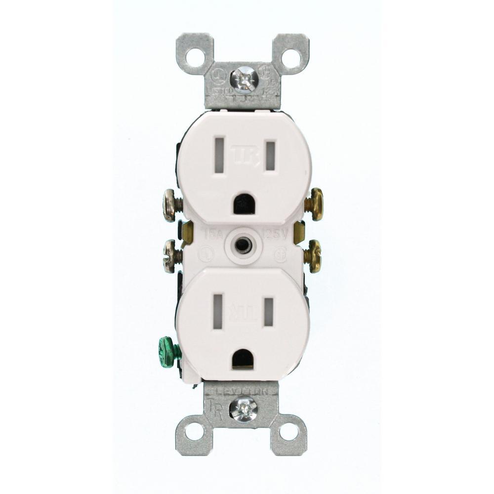 Lot of 48 Leviton T5320-WMP 15 Amp 125V Tamper Resistant Duplex Receptacle White
