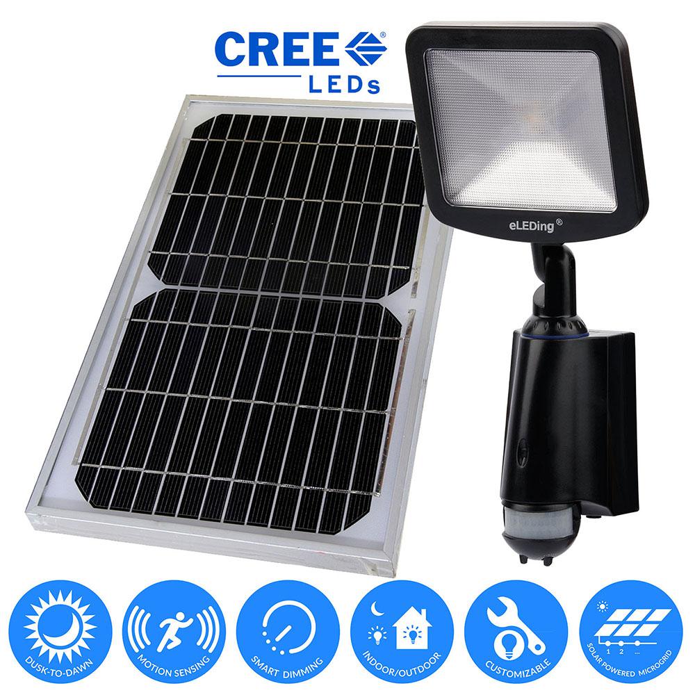 Eleding 180 Solar Powered Cree Led Outdoor Indoor Smart Security Eleding 180 Solar Powered Cree Led Outdoor Indoor Smart Security Safety Flood