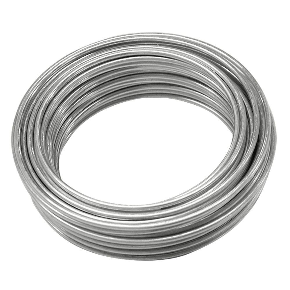 OOK 200 ft. 55 lb. 16Gauge Galvanized Steel Wire50143 The Home Depot