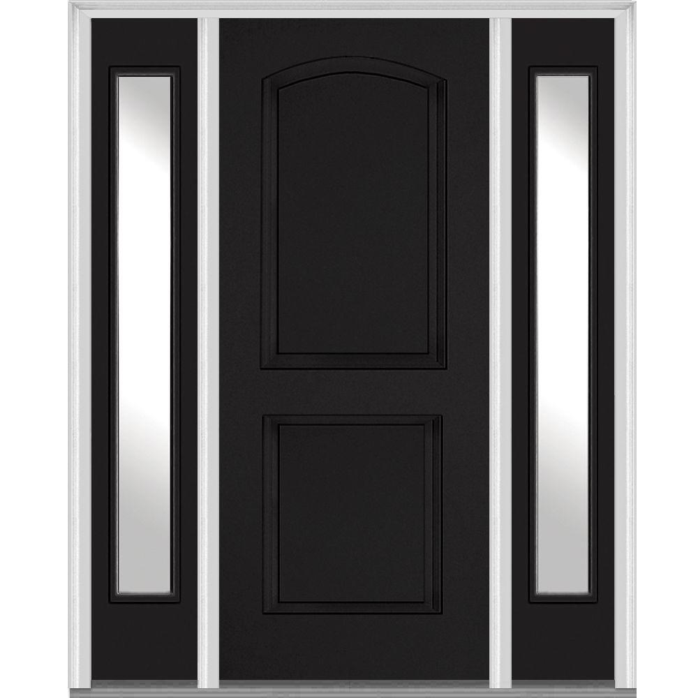 Mmi Door 64 5 In X 81 75 In Left Hand Inswing 2 Panel Arch