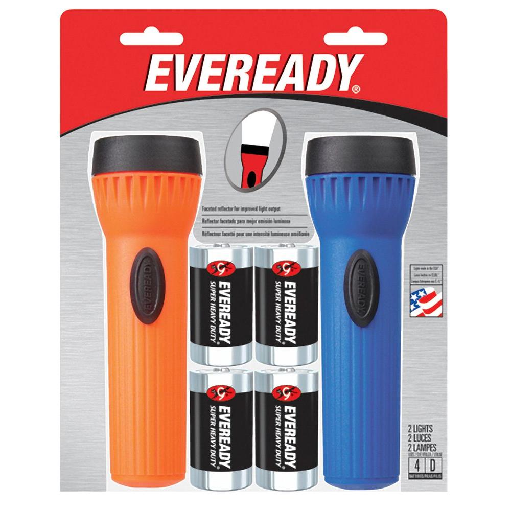 Eveready Economy Light Twin Pack with Batteries3251NBP2H The Home Depot