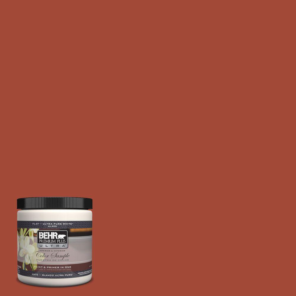 Behr Premium Plus Ultra 8 Oz 200d 7 Rodeo Red Matte Interior 200d 7 Rodeo Red Matte Interior