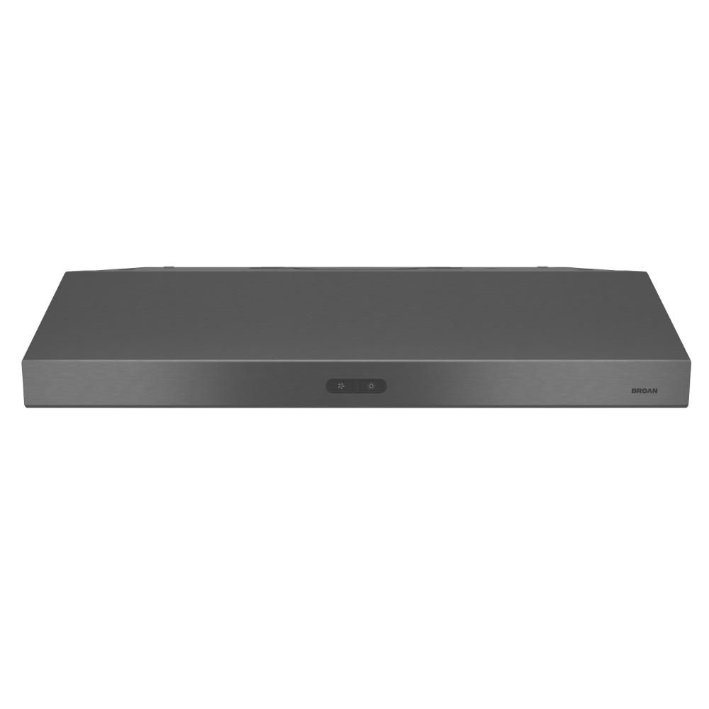 Glacier Deluxe 30 In Convertible Under Cabinet Range Hood With Light Black Stainless