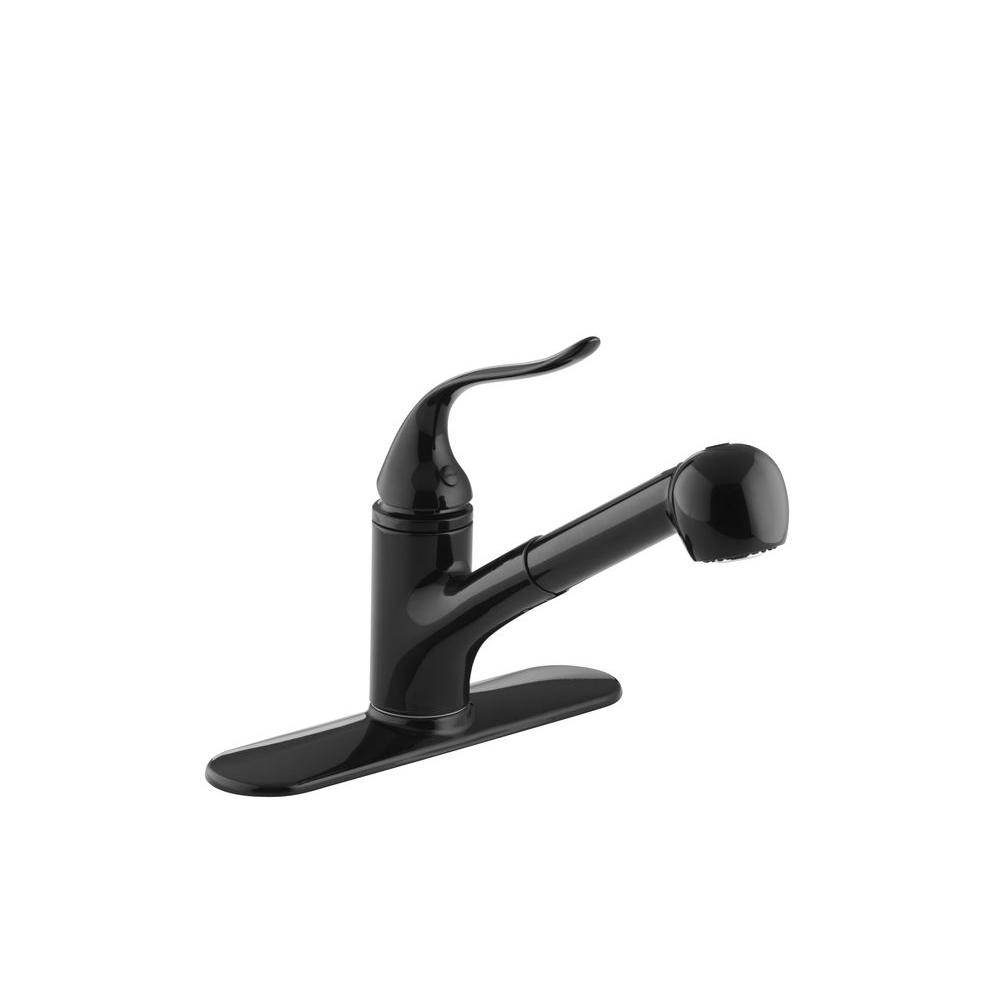 Black Pull Out Faucets Kitchen Faucets The Home Depot