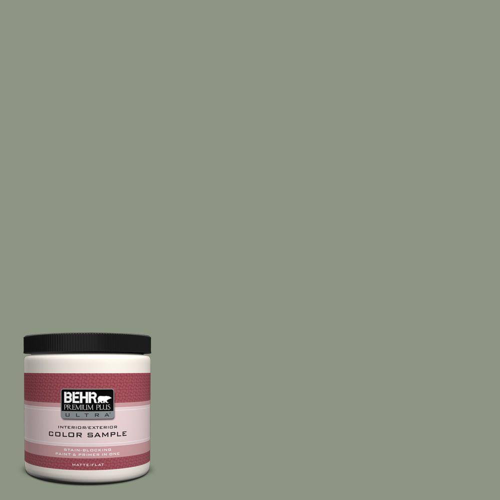 BEHR Premium Plus Ultra 8 oz. PPU1117 Hillside Green Interior