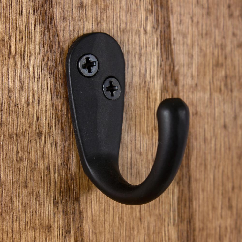 small black coat hooks