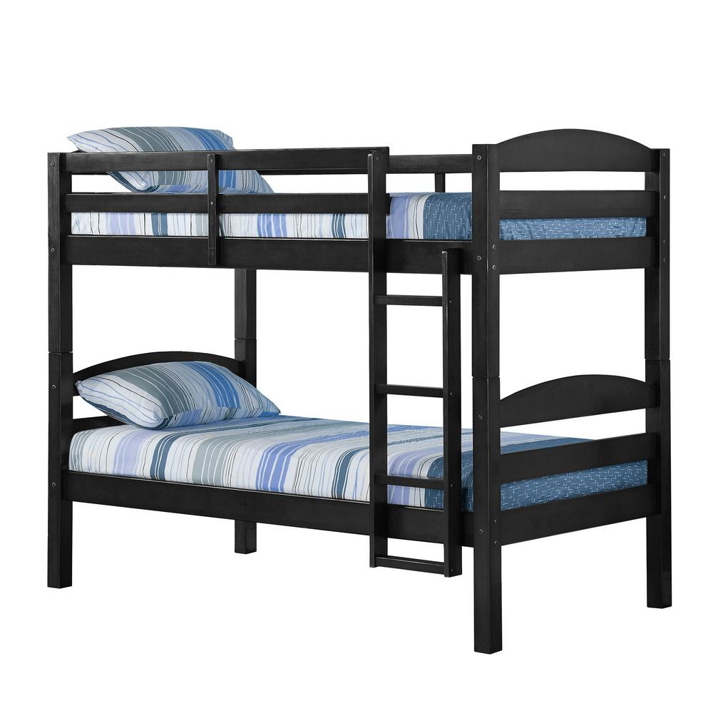 Walker Edison Furniture Company Ina Twin Over Wood Bunk Ina Twin Over Wood Bunk Bed
