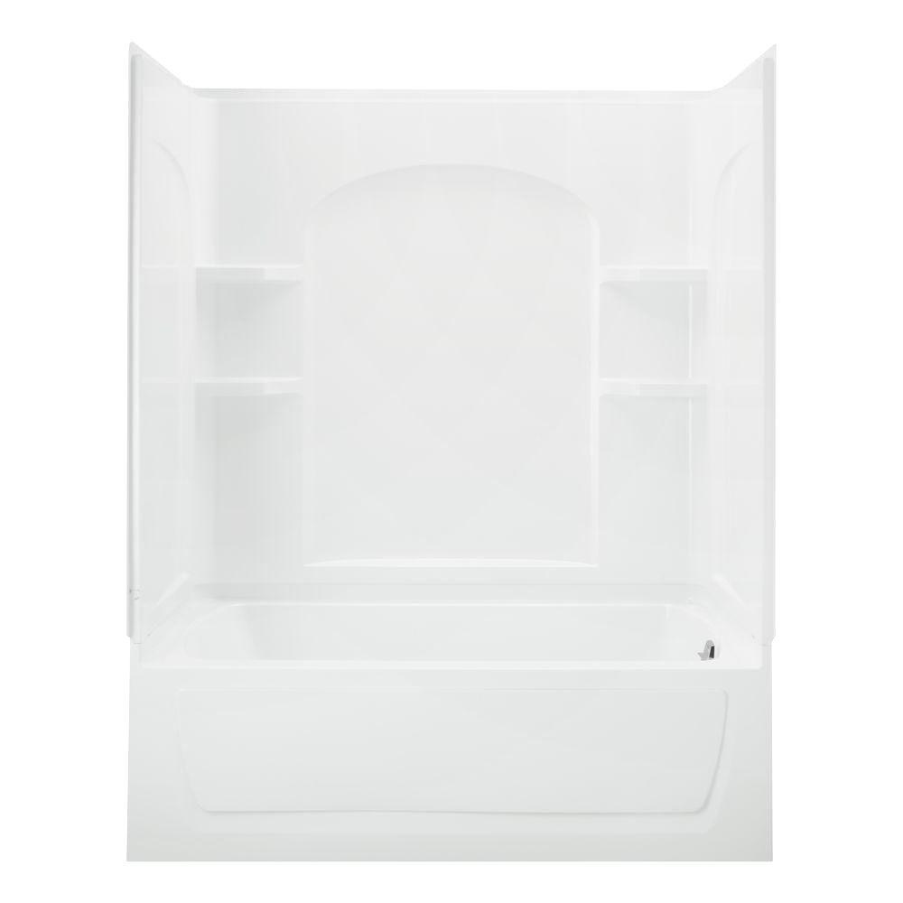 STERLING Ensemble 32 in. x 60 in. x 74 in. Bath and Shower Kit with ...